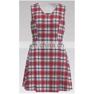 2022 Popular Red Check 100% Cotton High Density Yarn Dyed Fabric for Shirt photo-5