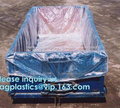 6Mil Drawstring White Waterproof Dumpster Container Liners, Recycled PE Dumpster Container Liners For Garbage Disposable photo-4