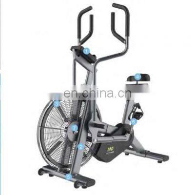 Sport Machine Fan Exercise Bike with Air Resistance System Heavy Duty Indoor Bike Store Adjustable Bike