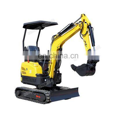 Mini crawler excavator bagger 0.8 ton 2.2 ton Chinese excavator