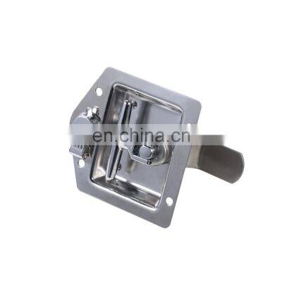 MS858-6 General Heavy Duty Vehicle Zinc Alloy T Bar Handle Tool Box Folding Compression Paddle Latch Lock photo-5