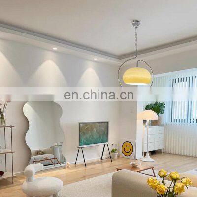 Retro Bauhaus Chandelier Adjustable Medieval Cream LED Ceiling Pendant Light For Bar Table Dining Room Glass Hanging Lamp