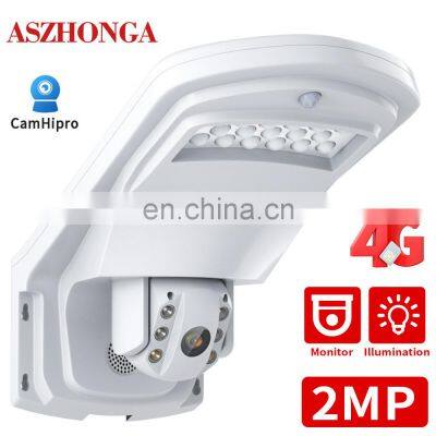 3G 4G SIM Card Floodlight IP Camera Wireless 2MP Home Security 5X Optical Zoom PTZ HD CCTV Outdoor Surveillance Cam CamHi photo-2