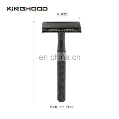 OEM and ODM Service Men's Razor Manufacturer Blade Butterfly Open Beard Shaving Razor photo-3