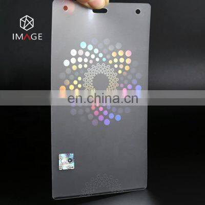 Custom Plastic Security Holographic Laminate Pouches with Engraved Logo