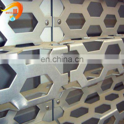 Decorative aluminum mesh wall metal perforated wall mesh