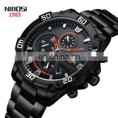 Bulk Wholesale Designer Watches Famous Brands NIBOSI 2524 Sport Quartz Watches for Men Good Quality