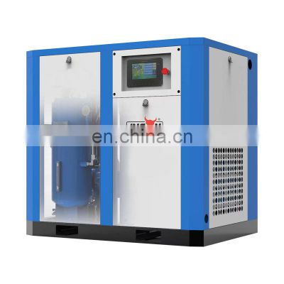 Bison China 120 Kw 60hp 7.5kw Heavy Duty Rotary Screw Type Single Stage Air Compressor Price