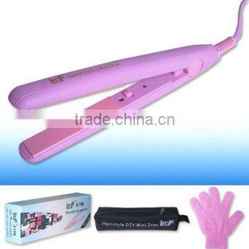 Mini hair straightener