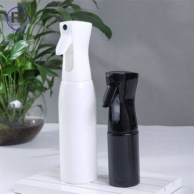 custom 300ml 500ml plastic fine mist water Hair Salon Custom Empty Continuous Spray Bottle