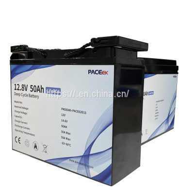 Custom Rechargeable 12V50ah Lithium Battery Pack for RV photo-2