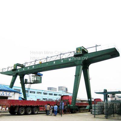 Double girder gantry crane saddle type A7 working class for workshop