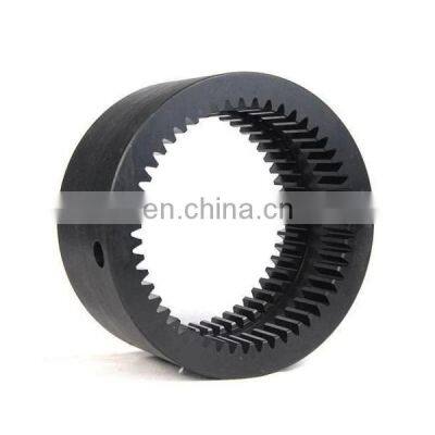 large diameter forged ring gear OEM rotating gear ring