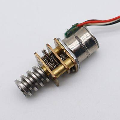 10mm Stepper Motor 3v 5v 12v Micro Gear Stepper Motor With Copper Worm photo-3
