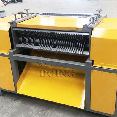 Radiator peeling tube machine for copper tube and aluminum foil