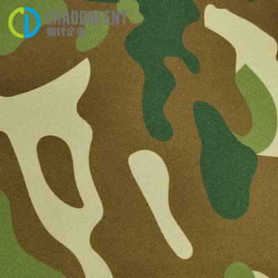 Sustainable Woven Plain 150D/3*10S Camouflage Printing 100%Ocean RPET Recycled Polyester Canvas Fabric for Bags & Shoes photo-2