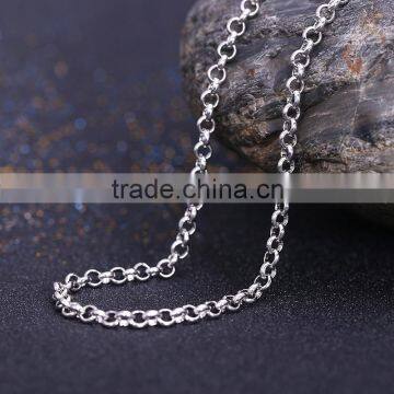 2015 Wholesale Fashion Jewelry Rhodium Plated BL Chain Necklace photo-2