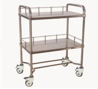 Medical Hospital Multi-Function Stainless Steel Medical Treatment Dressing Trolley