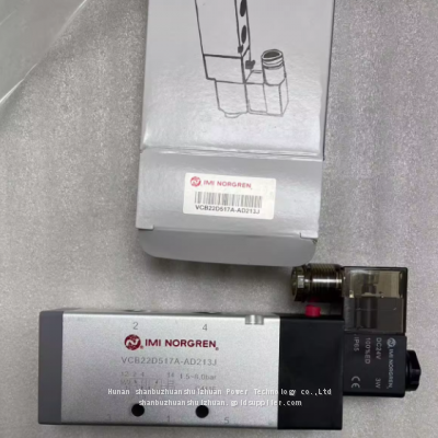 VCB22D517A-AD213J, Norgren, Pilot Operated Solenoid Valve, G1/2' Thread, 24DC