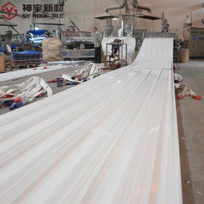 ASA PVC APVC UPVC Polycarbonate Translucent Fiberglass Corrugated Plastic Roofing Sheets Synthetic Resin Roof Tiles Plastic Roof photo-4