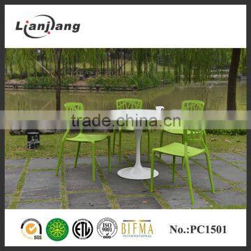 Eco-friendly outdoor plastic chair wholesale