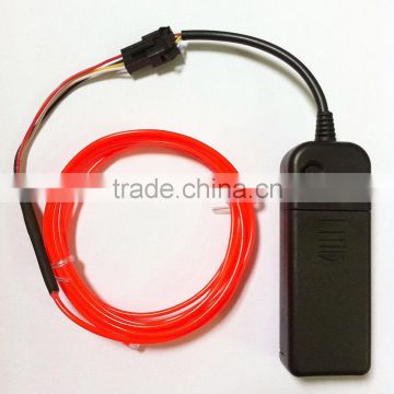 3meters of 2.3MM Chasing Motion EL Wire with Portable 3VDC EL Inverter