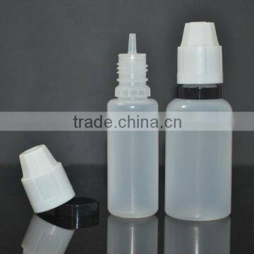 10ml ldpe eye dropper bottle for e-liquid with tamper-childproof caps