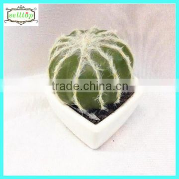 8cm new design hot sale cactus plastic bonsai tree