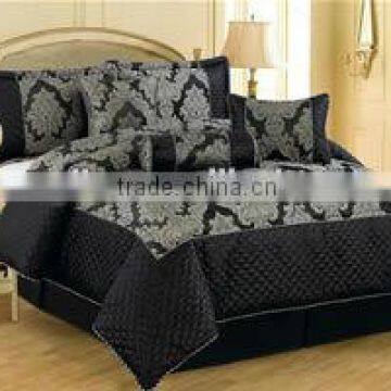 7Pcs Jacquard Patchwork Comforter Set