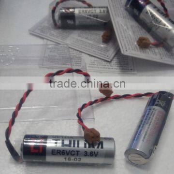 100% New and Original 2400mah PLC Lithium Battery 3.6V ER6VCT photo-2