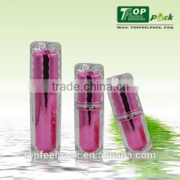 Transparent Outer Cap and Bottle Spray-painting Red Inner Bottle Can Cap Lotion Bottle