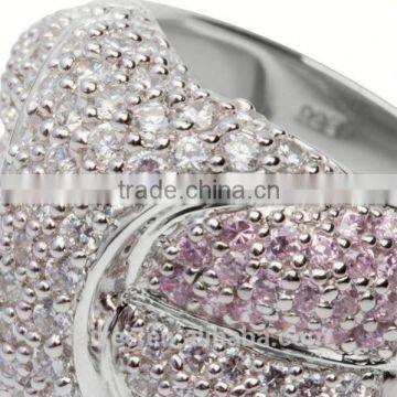 New Fashion Simple Couple Ring Sterling Silver Jewelry Led Circle Ring Light