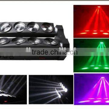 8 Eye 10w RGBW 4in1 LED Spider Beam Moving Head Light photo-2