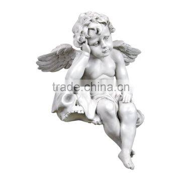 Design Toscano Mourning Mortality Sitting Cherub Statue