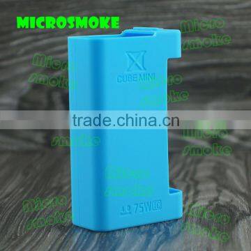 Hot sale colorful xcube mini 75w box mod xcube mini 75w tc box mod silicone case/skin/sleeve/sticker/cover/enclosure/decal/wraps