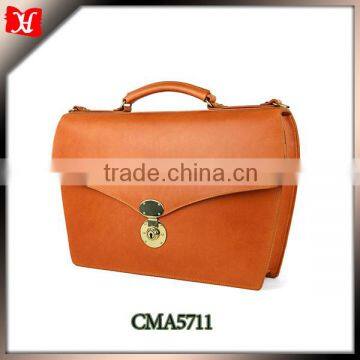 Wholesale Cheap Mens Tote leather briefcases for men, briefcase with combination lock on Sale