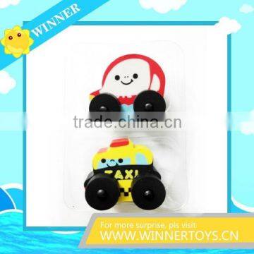 3d funny car shape eraser