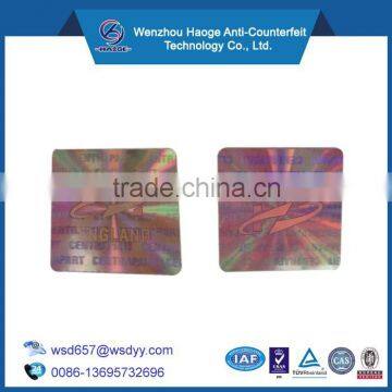 Custom authenticity hologram sticker,Secure genuine hologram sticker,One time use genuine seal sticker