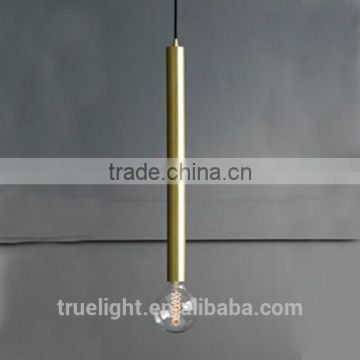 long pipe pendant light suitable with big globe lamp