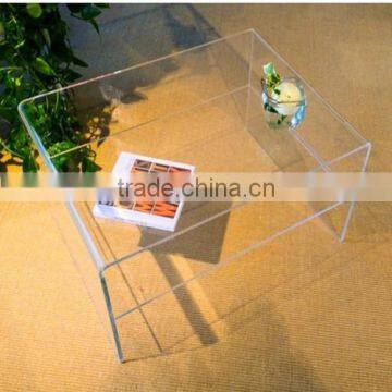 Custom Acrylic Coffee Table/Transparent Lucite U-shaped Display/Minimalist Modern Tables photo-2