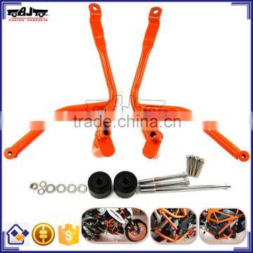 BJ-FG-KT001 Motorcycle Orange Frame Crash Bars Guard Protector for KTM DUKE 390