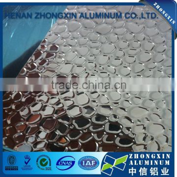 2016 Hot sell China pebble alminum sheet/Peel pattern stucco embossed aluminum sheet