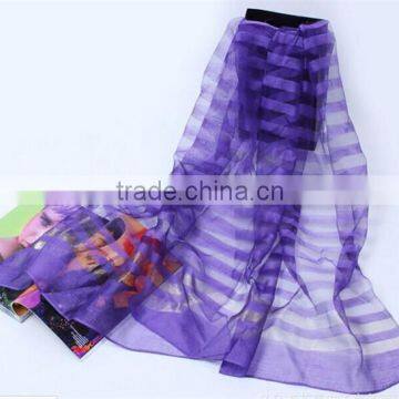 Fashion 2015 High Quality Tassel Silk Chiffon Scarf photo-5