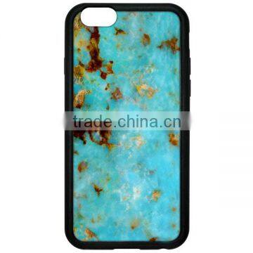 Gummy Turquoise Floral Phone Case,Silicone Phone Case