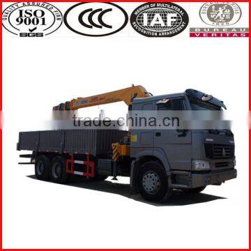 China supply Sinotruk howo 6x4 5 tons truck mounted crane for sale