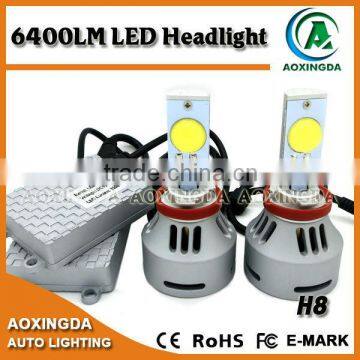 6400LM CANBUS H8 CREE LED headlight