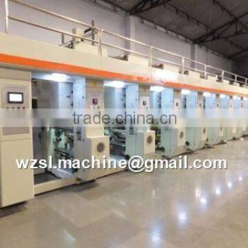 high performance plastic film gravure print /printing machine