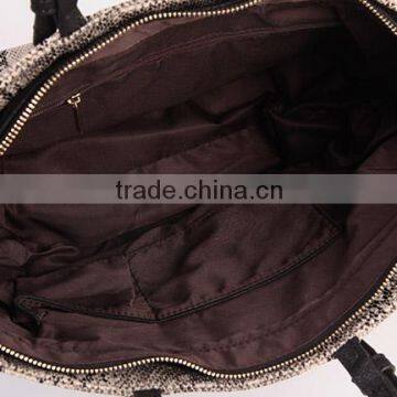 4932 Hot Selling Design Exotic Snake Skin Printing PU Material Fashion Shoulder Handbag Women photo-6