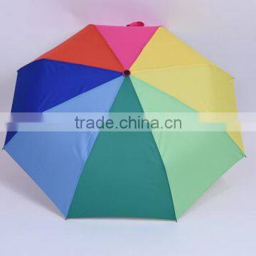 Automatic open creative handle Windproof 3 fold umbrella