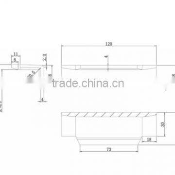 120x16 Red High-polymers Elevator Guide Shoe Liner in Elevator Parts photo-2